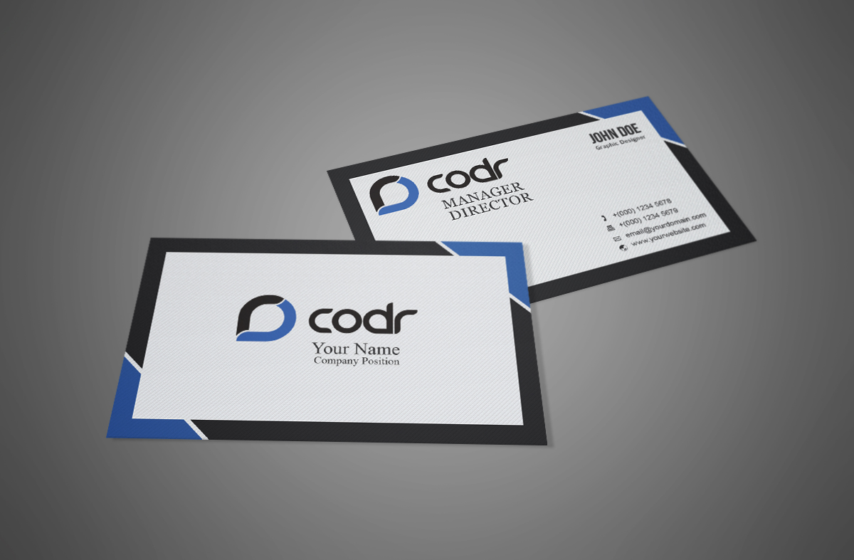 Business Card Design by athar khan for Codr Software | Design #1677283