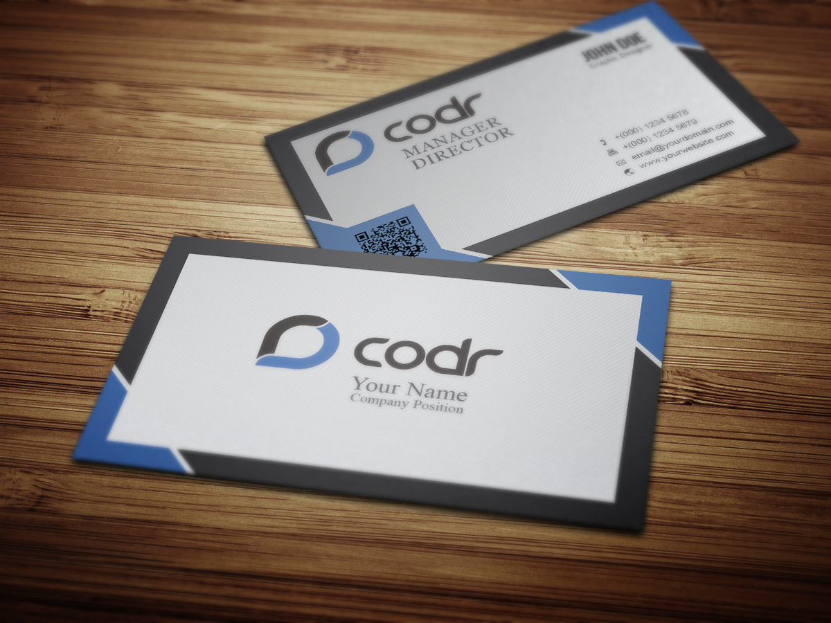 Business Card Design by athar khan for Codr Software | Design #1682835