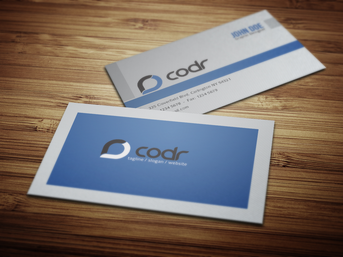 Business Card Design by athar khan for Codr Software | Design #1682849