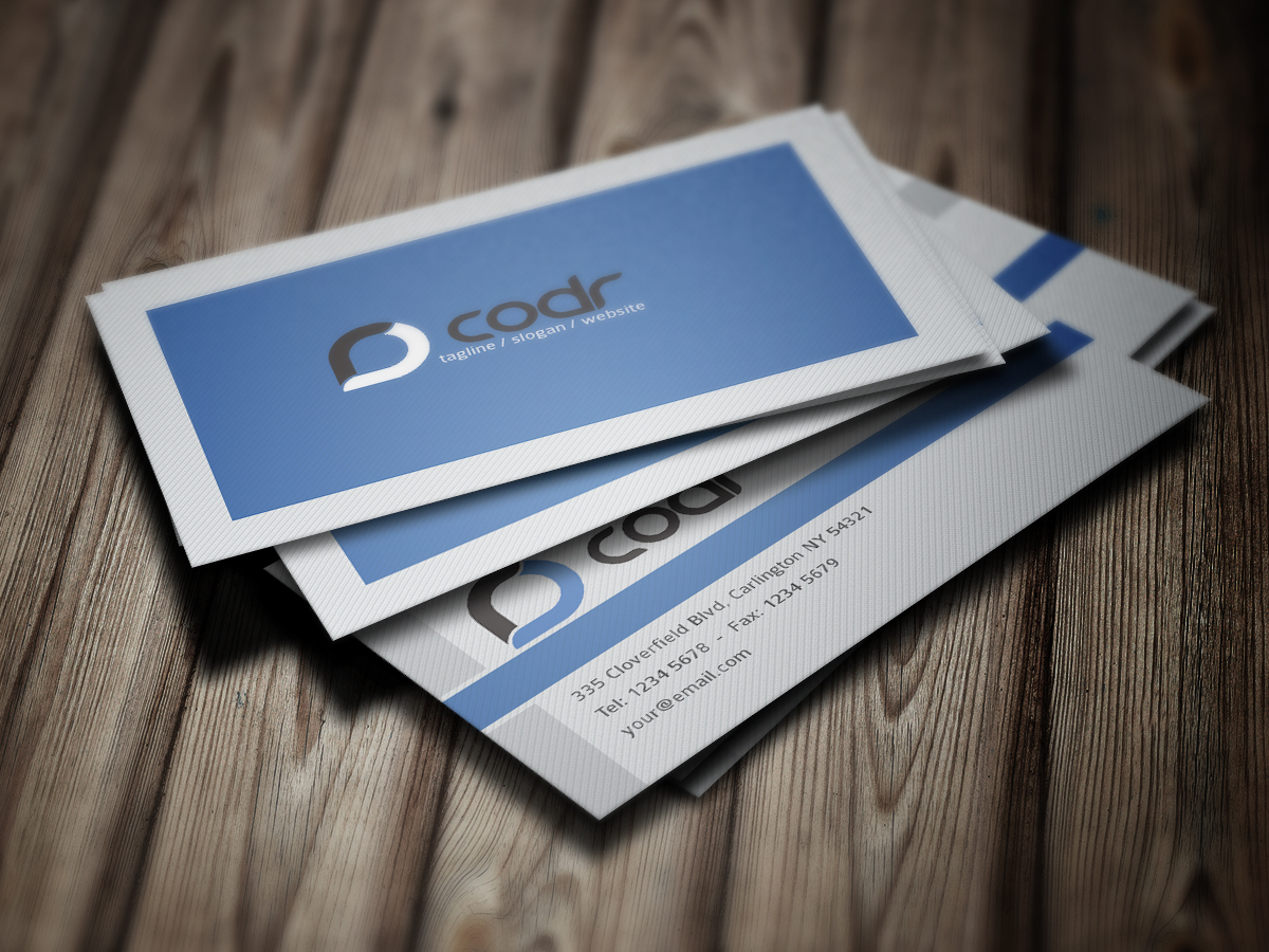 Business Card Design by athar khan for Codr Software | Design #1682863