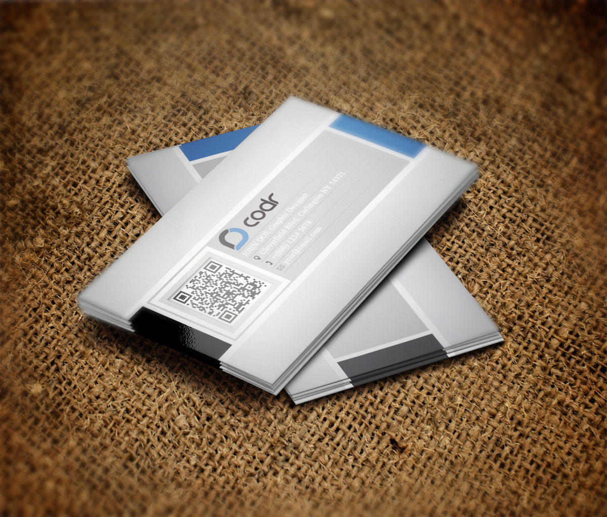 Diseño de Tarjeta de Presentación por athar khan para Codr Software | Diseño #1686939