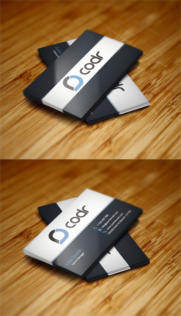 Business Card Design by athar khan for Codr Software | Design #1695463