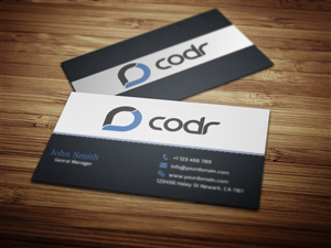 Business Card Design by athar khan for Codr Software | Design: #1695473