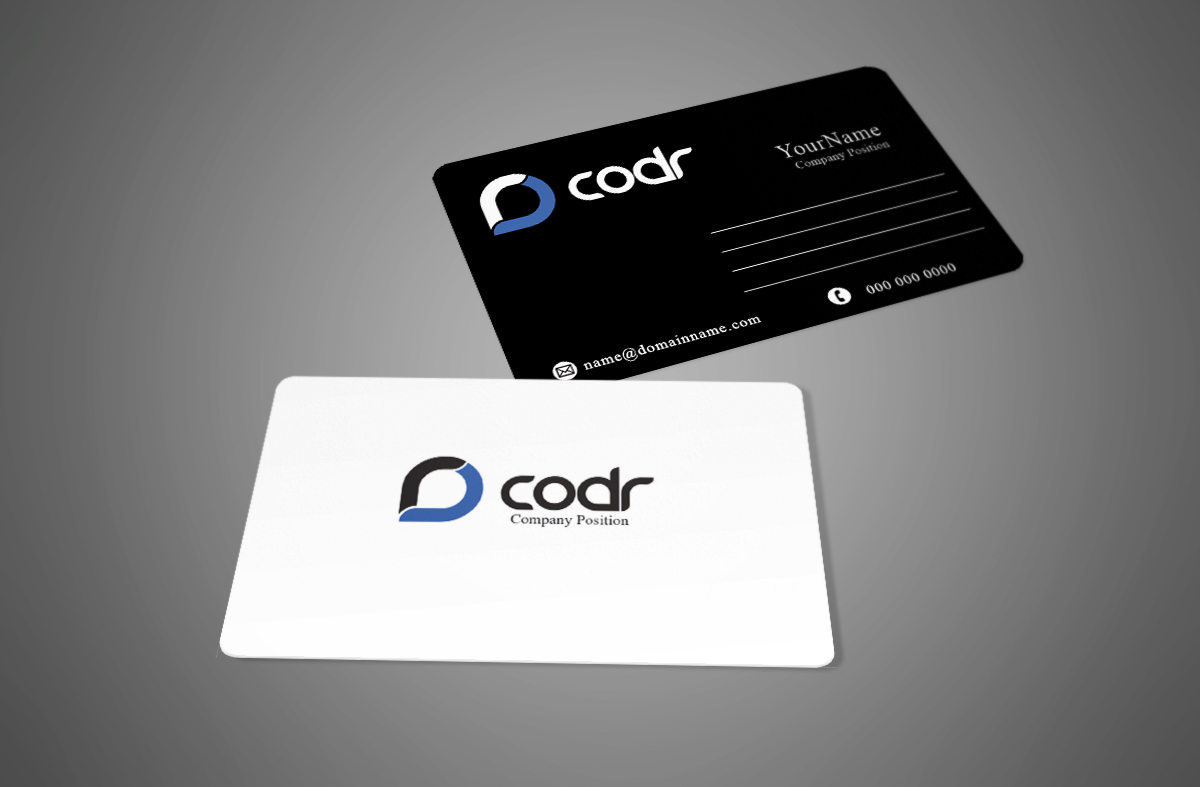 Business Card Design by athar khan for Codr Software | Design #1699930