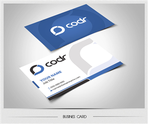 Business Card Design by Sarmishtha Chattopadhyay_loginchange for Codr Software | Design: #1668304