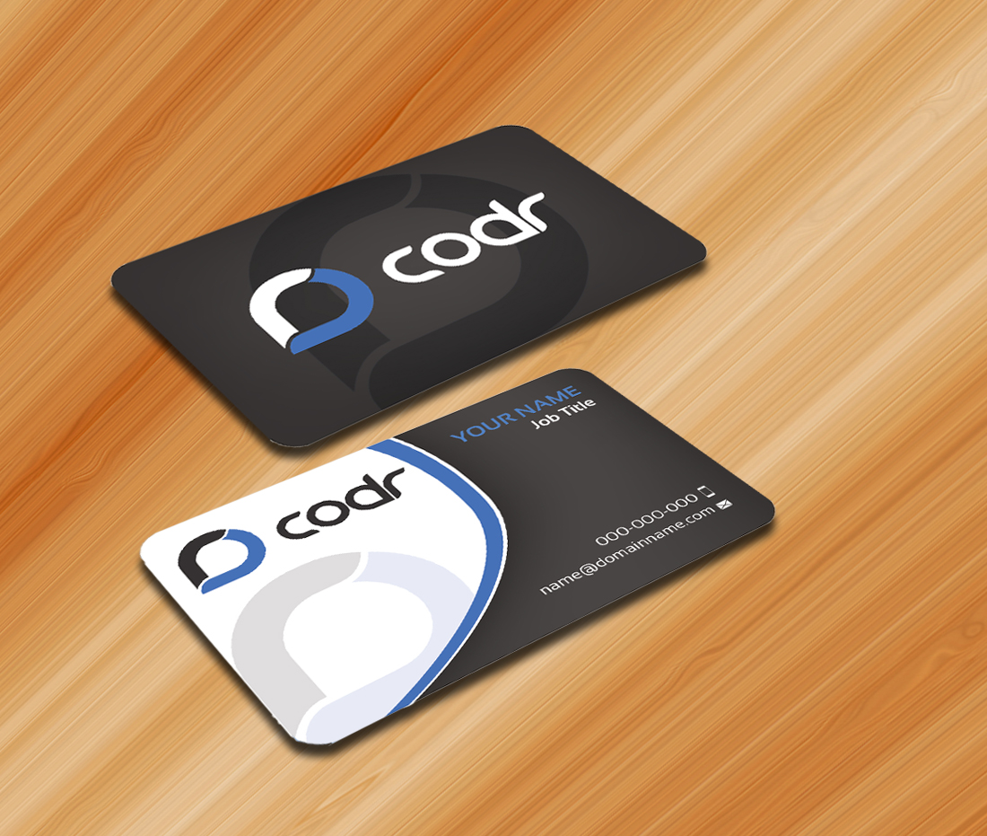Business Card Design by Sarmishtha Chattopadhyay_loginchange for Codr Software | Design #1678497