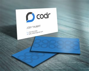 Business Card Design by HYPdesign for Codr Software | Design: #1666153