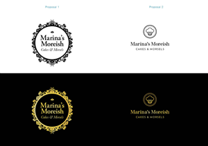 Marina's Moreish Cakes & Morsels | Logo Design by foo