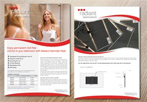 Diseño de Flyer por alex989 para Radiant Heating Pty Ltd | Diseño: #6312795