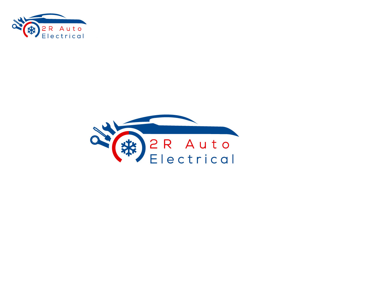 Elegant, Playful, Automotive Logo Design for 2R Auto Electrical by