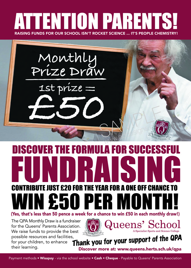 prize draw poster