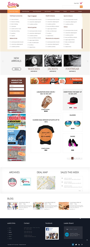 Web Design by pb for Victoria 4B Inc. (lesventes.ca & allsales.ca) | Design: #6444438