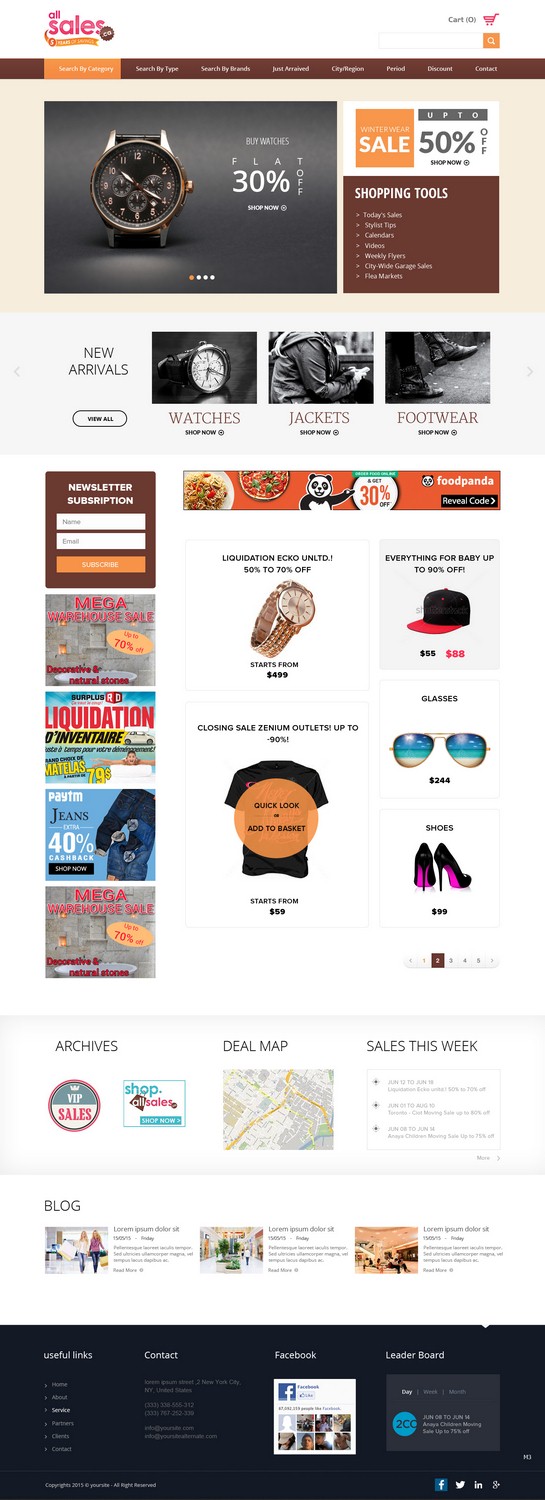 Web Design by pb for Victoria 4B Inc. (lesventes.ca & allsales.ca) | Design #6444440