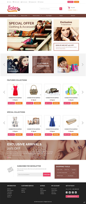 Web-Design von pb für Victoria 4B Inc. (lesventes.ca & allsales.ca) | Design: #6444454