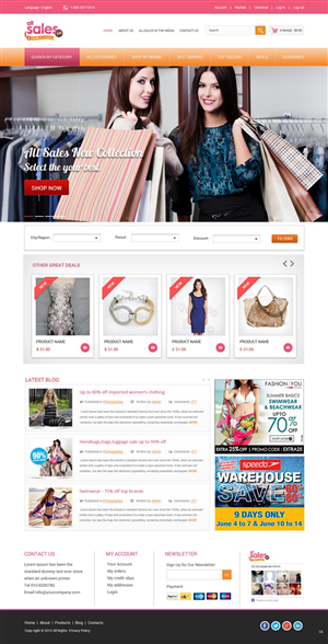 Web-Design von pb für Victoria 4B Inc. (lesventes.ca & allsales.ca) | Design: #6444471