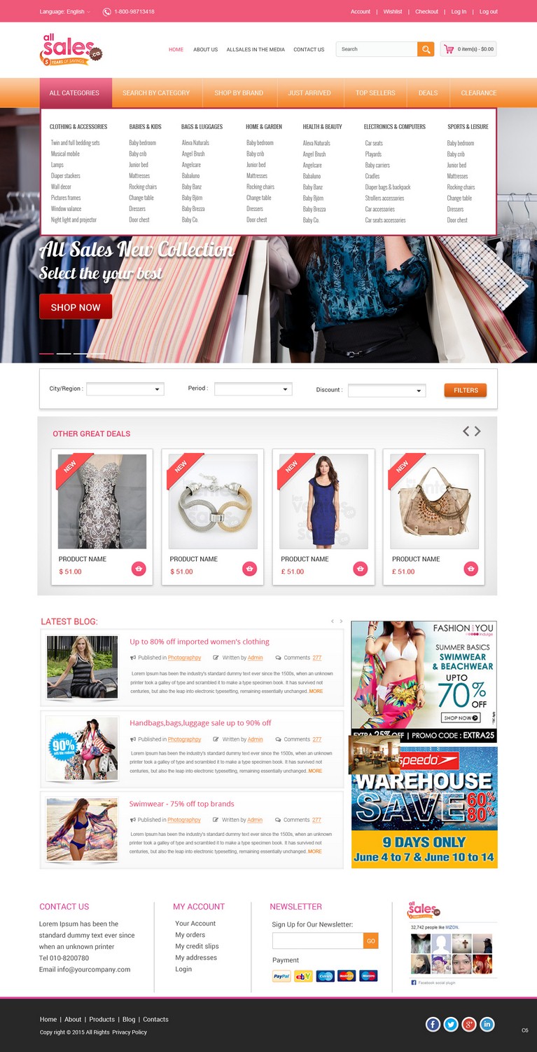 Web-Design von pb für Victoria 4B Inc. (lesventes.ca & allsales.ca) | Design #6444475