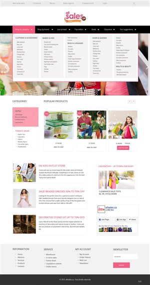 Web-Design von pb für Victoria 4B Inc. (lesventes.ca & allsales.ca) | Design: #6447529