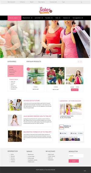 Web-Design von pb für Victoria 4B Inc. (lesventes.ca & allsales.ca) | Design: #6447532