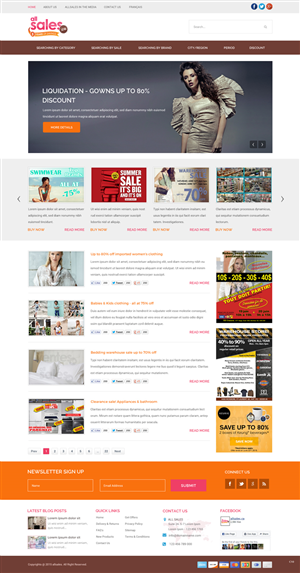 Web-Design von pb für Victoria 4B Inc. (lesventes.ca & allsales.ca) | Design: #6447535