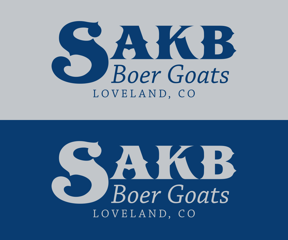 Logo Design by nreimer for SAKB Boer Goats | Design #6280779