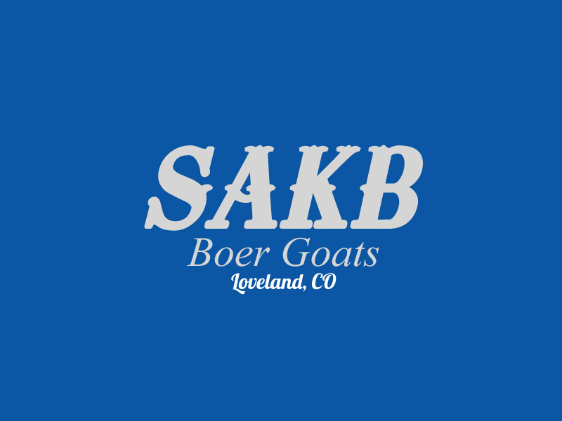 Logo Design by anushka_snigdha for SAKB Boer Goats | Design #6280194