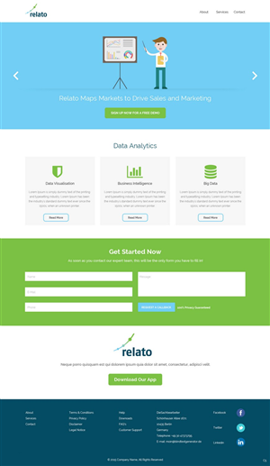 Web Design by pb for this project | Design: #6289764