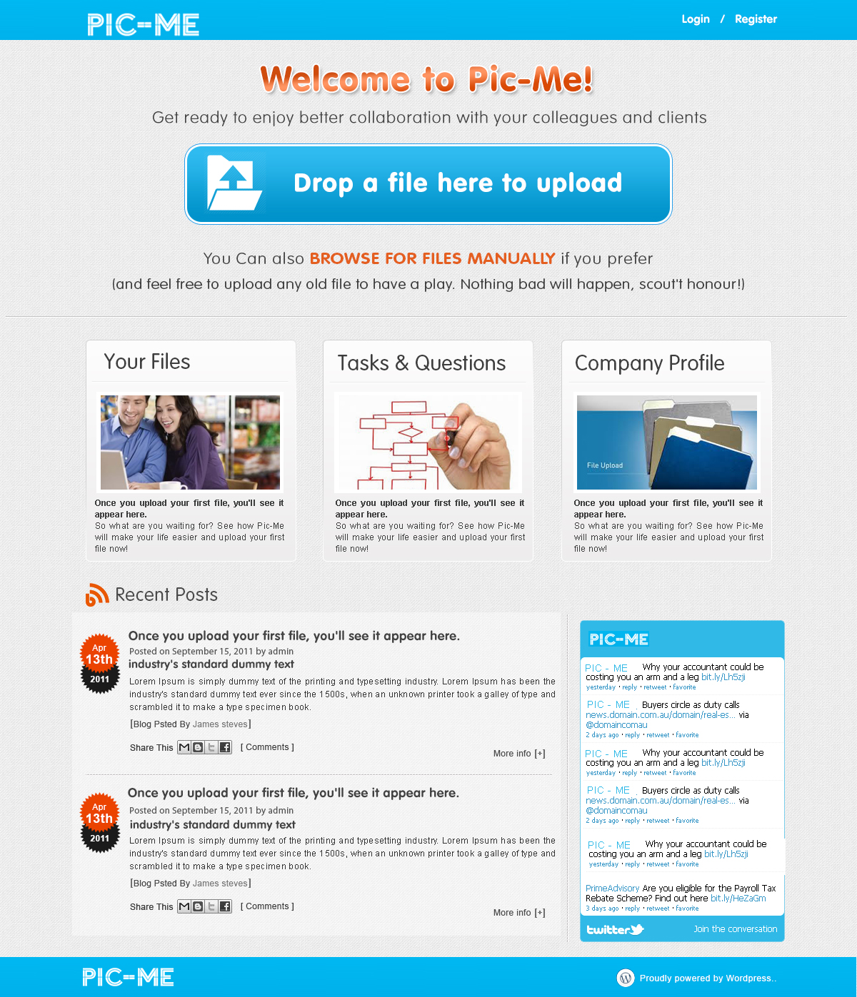 Wordpress Design by webxvision for this project | Design #1681882