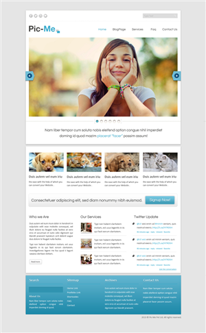 Wordpress Design by SonaDesigns for this project | Design: #1725233
