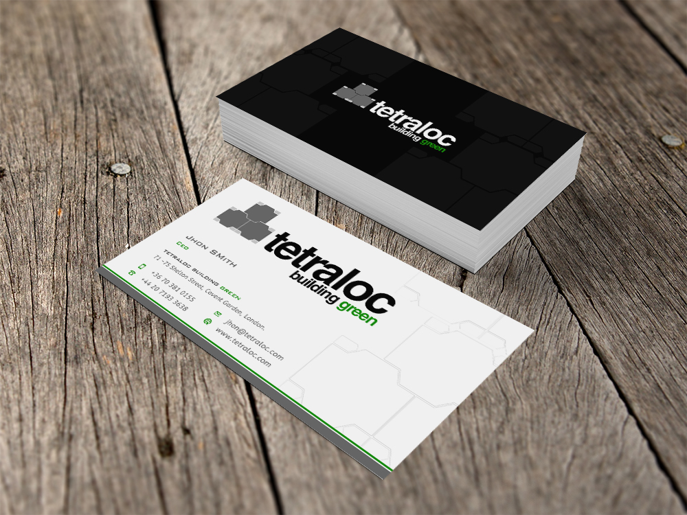 Business Card Design by Eggo May P for TETRALOC | Design #6308497