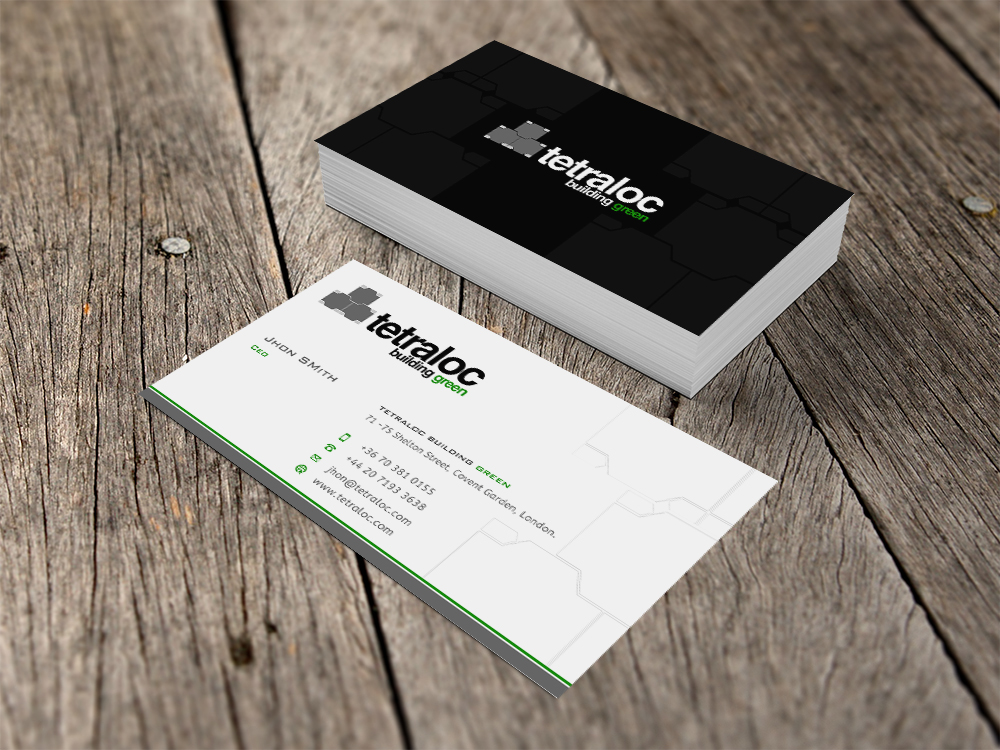 Business Card Design by Eggo May P for TETRALOC | Design #6308498
