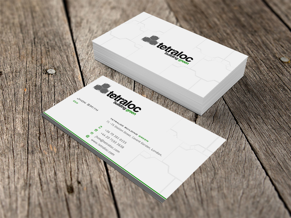 Business Card Design by Eggo May P for TETRALOC | Design #6308503