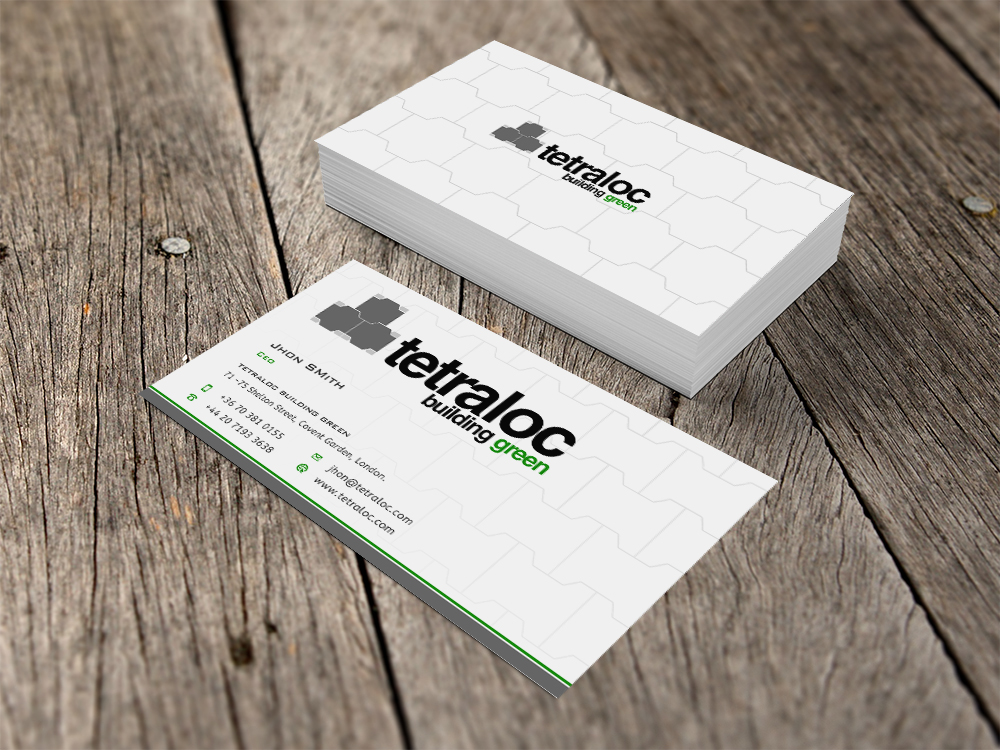 Diseño de Tarjeta de Presentación por Eggo May P para TETRALOC | Diseño #6356951