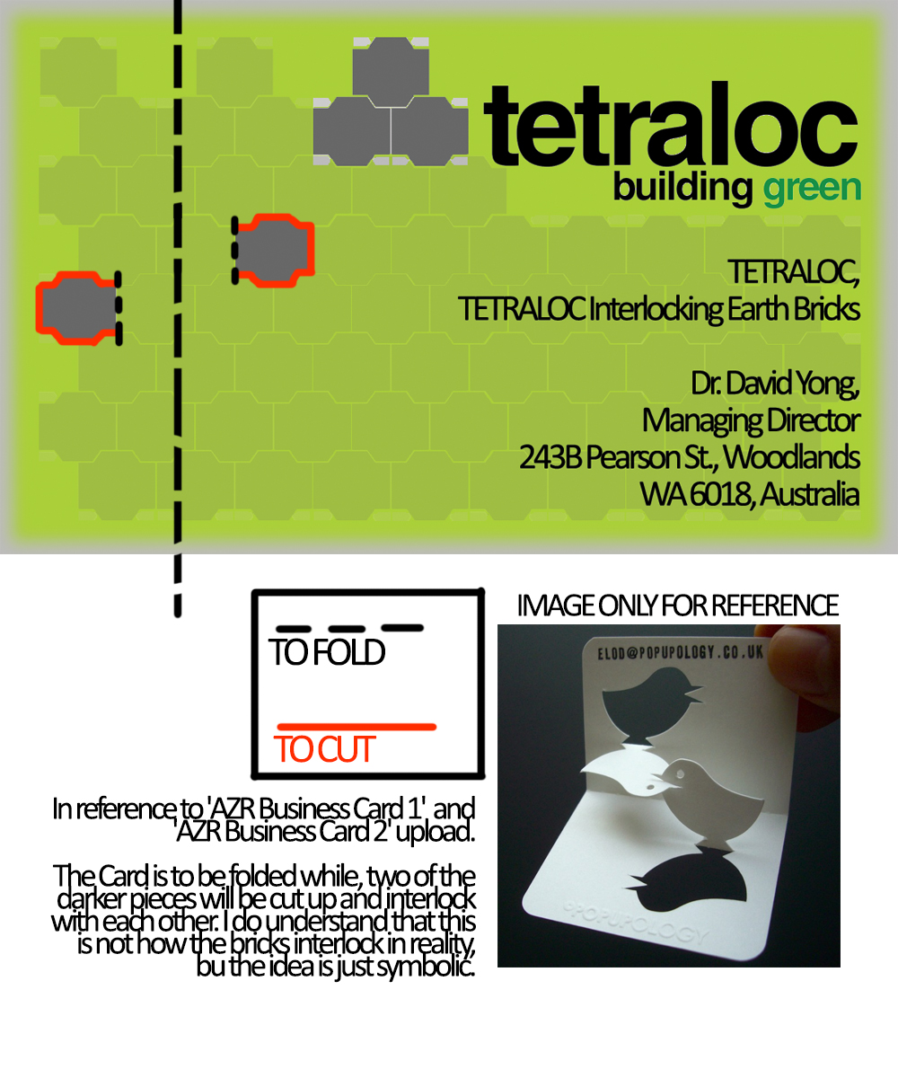 Business Card Design by AzR for TETRALOC | Design #6363602