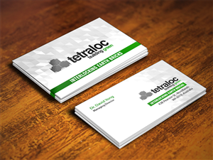 Business Card Design by snowymasterdesigns for TETRALOC | Design: #6297349