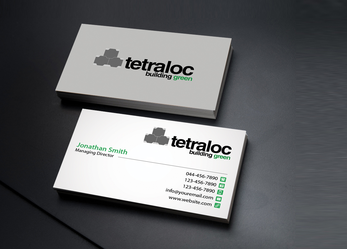 Diseño de Tarjeta de Presentación por Creations Box 2015 para TETRALOC | Diseño #6315388