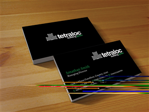 Business Card Design by Creations Box 2015 for TETRALOC | Design: #6315393
