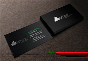 Business Card Design by Creations Box 2015 for TETRALOC | Design: #6315394