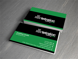 Business Card Design by Creations Box 2015 for TETRALOC | Design: #6315395