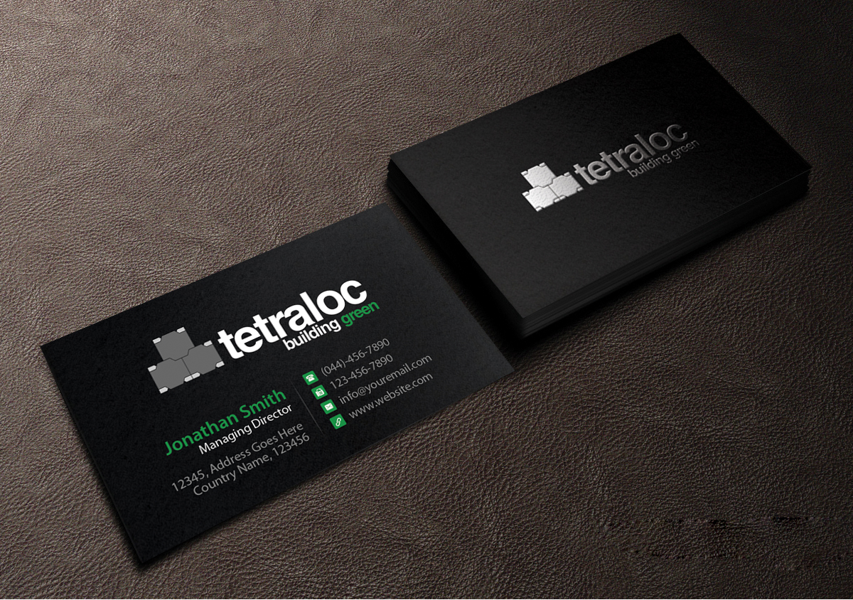 Business Card Design by Creations Box 2015 for TETRALOC | Design #6315413