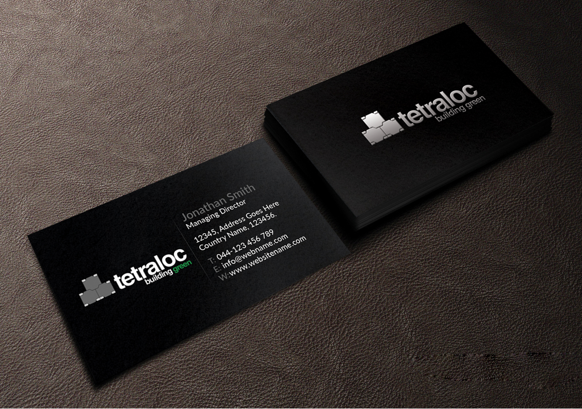 Business Card Design by Creations Box 2015 for TETRALOC | Design #6324693
