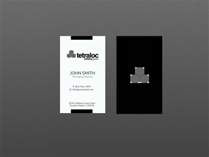 Business Card Design by Creations Box 2015 for TETRALOC | Design: #6324697