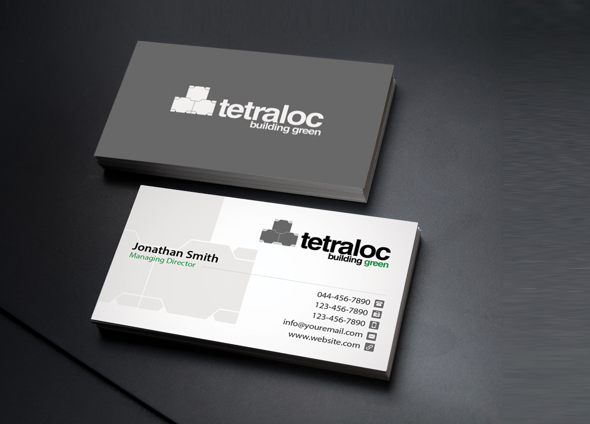 Business Card Design by Creations Box 2015 for TETRALOC | Design #6324708