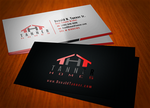 Business Card Design by Riz' for TANNER Homes | Design: #6286415