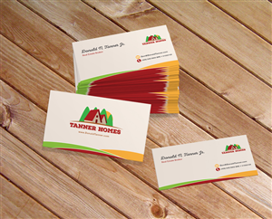 Business Card Design by K'2 for TANNER Homes | Design: #6292565