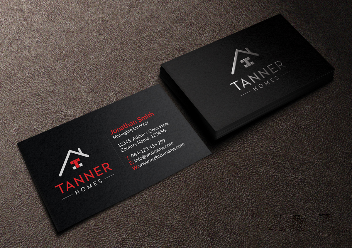 Business Card Design by Creations Box 2015 for TANNER Homes | Design #6298715