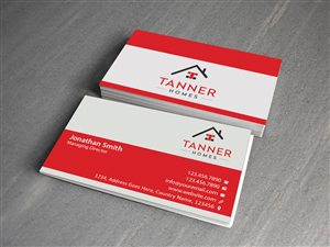 Business Card Design by Creations Box 2015 for TANNER Homes | Design: #6298735