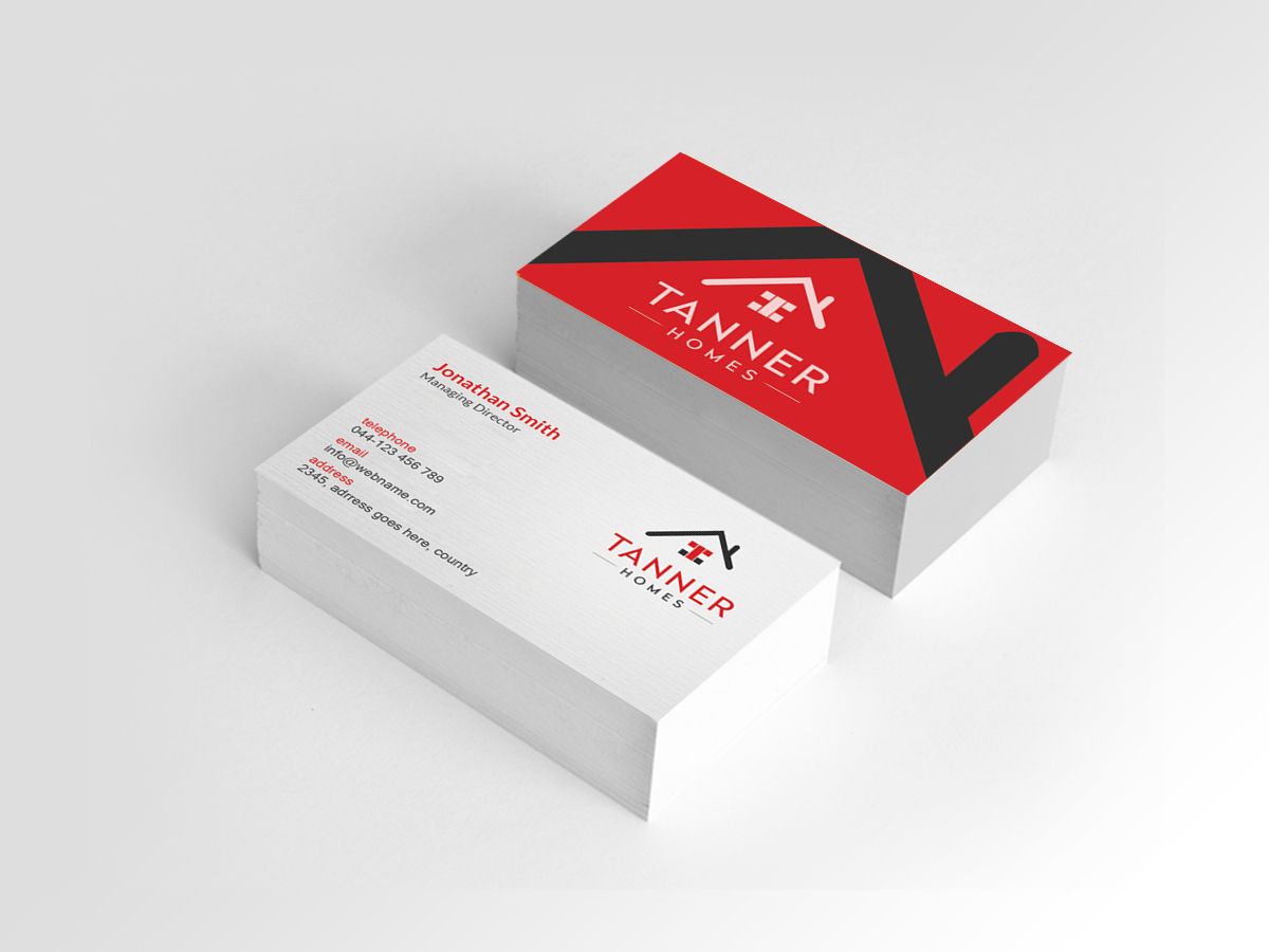 Business Card Design by Creations Box 2015 for TANNER Homes | Design #6298743