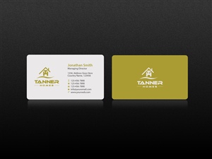 Business Card Design by Creations Box 2015 for TANNER Homes | Design: #6298744