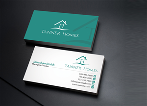 Business Card Design by Creations Box 2015 for TANNER Homes | Design: #6298751
