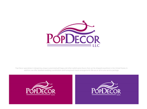 Logo Design by DesignVault for Pop Decor, LLC | Design: #6286756